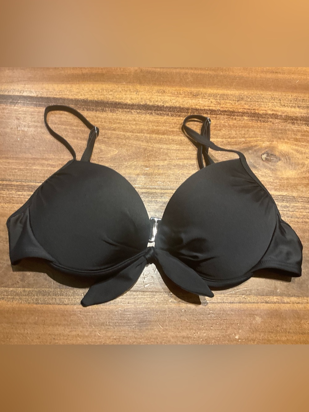 Ninety-Nine° a black push-up bikini top